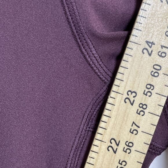 LegEnd Women's Burgundy Red Leggings W/ Pockets Small NWOT Activewear Fitness - Picture 8 of 8